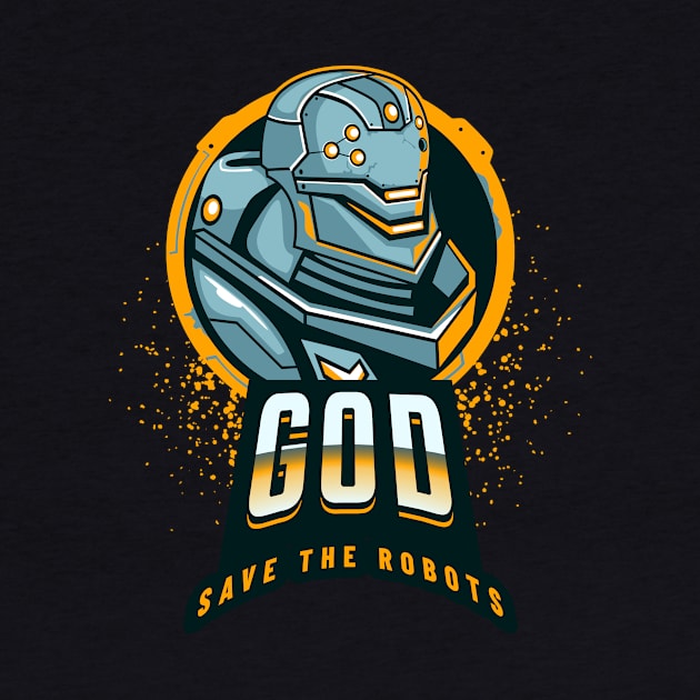 God Save the Robots by Wise Inks